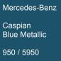 Preview: Mercedes-Benz, Caspian Blue Metallic, 950 / 5950.